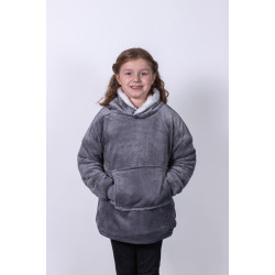 Le sweat à capuche Ribbon pour enfants de style sherpa, confortable, réversible et oversize personnalisé