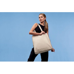 Grand cabas en toile recyclée premium personnalisé