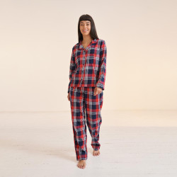 Ensemble lounge en tartan pour femme personnalisé