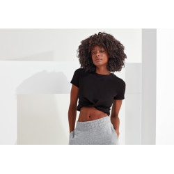 Crop-top torsadé femme TriDri® personnalisé