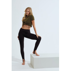 Legging mode avec sous-pied en tissu recyclé TriDri® personnalisé