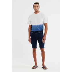 Short en jean homme avec cordon de serrage personnalisé