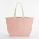 Sac de plage en jute soft washed personnalisé