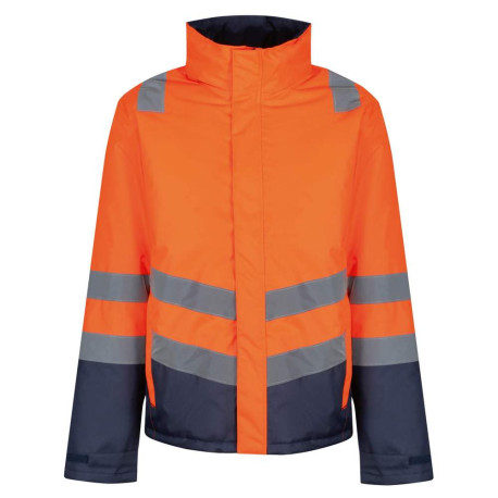 Pro hi-vis insulated parka personnalisé