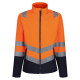 Pro hi-vis softshell jacket personnalisé