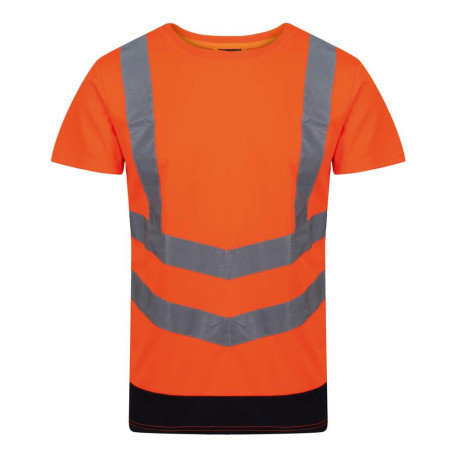 Pro hi-vis short sleeve t-shirt personnalisé