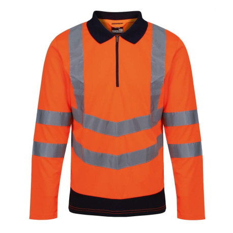 Pro hi-vis ls polo shirt personnalisé