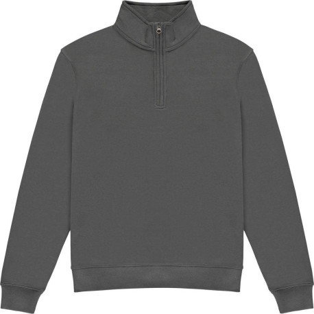 Sweat-shirt à fermeture à glissière quart de longueur coupe régulière personnalisé