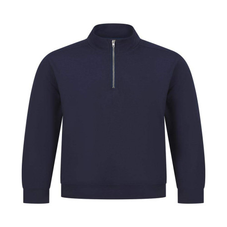 Sweatshirt unisexe durable quart de zip personnalisé