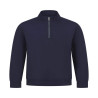 Sweatshirt unisexe durable quart de zip personnalisé