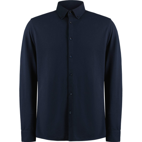 Chemise en piqué à manches longues Superwash® 60° (coupe ajustée) personnalisé