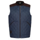 Moreton diamond quilt gilet personnalisé