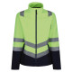 Pro hi-vis softshell jacket personnalisé