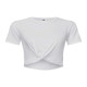 Crop-top torsadé femme TriDri® personnalisé