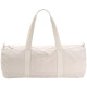 Sac polochon en coton bio rayé personnalisé