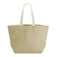 Sac de plage en jute soft washed personnalisé