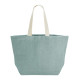 Sac de plage en jute soft washed personnalisé