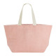 Sac de plage en jute soft washed personnalisé