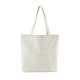 Tote Bag rayé en coton bio personnalisé