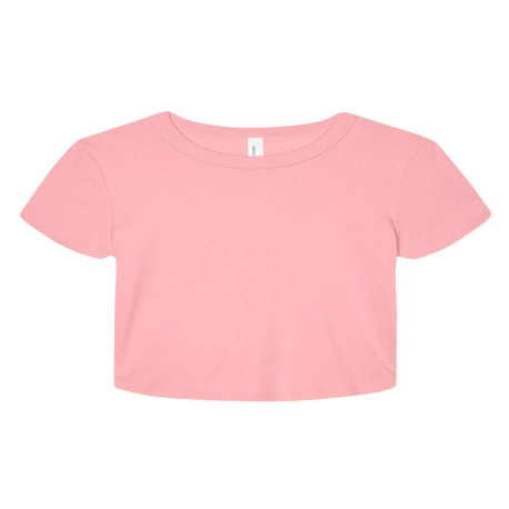 T-shirt femme micro-côte style bébé personnalisé