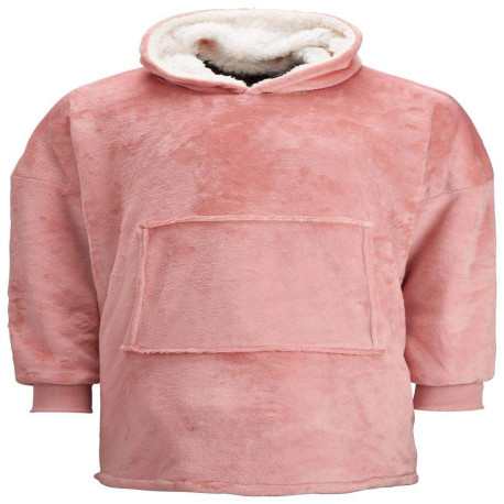 The Ribbon - Sweat à capuche en sherpa, réversible, confortable et oversize personnalisé