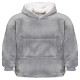 Le sweat à capuche Ribbon pour enfants de style sherpa, confortable, réversible et oversize personnalisé