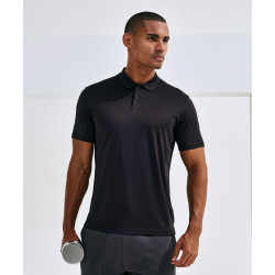 Polo texturé en tissu recyclé homme personnalisé