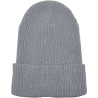 Bonnet en maille côtelée en fil recyclé (1504RY) personnalisé