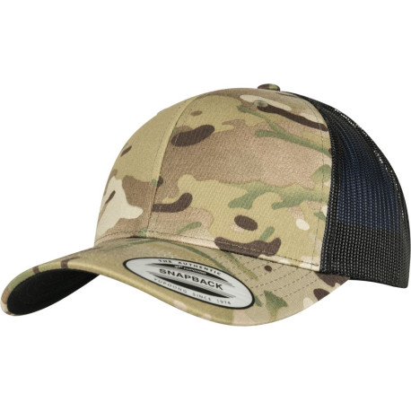 Casquette trucker rétro Multicam® (6606MC) personnalisé