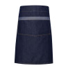 Tablier taille denim contrasté Domain personnalisé