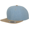 Snapback en daim Chambray (6089CH) personnalisé