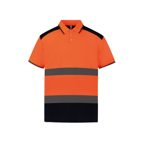 Polo Bicolore Haute Visibilité (HVJ220) personnalisé