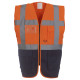 Gilet multifonction haute visibilité pour cadres (HVW801) personnalisé