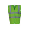 Gilet à 2 bandes et bretelles haute visibilité (HVW100) personnalisé