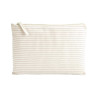 Pochette à accessoires bio rayée personnalisé