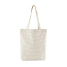 Tote Bag rayé en coton bio personnalisé