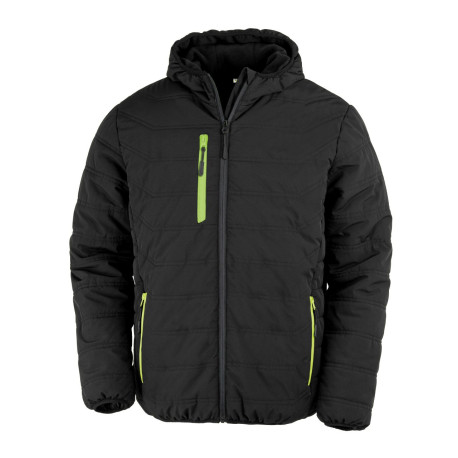 Veste matelassée d’hiver recyclé Compass personnalisé