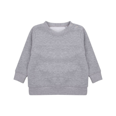 Sweat-shirt à encolure ras-du-cou et à boutons-pression sur les épaules personnalisé