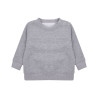 Sweat-shirt à encolure ras-du-cou et à boutons-pression sur les épaules personnalisé