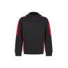 Sweat à capuche sportif contrasté enfant personnalisé