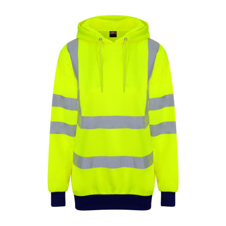 Sweat-shirt à capuche à visibilité renforcée personnalisé