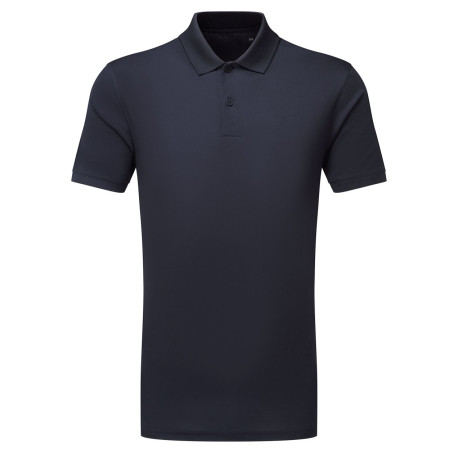 Polo texturé en tissu recyclé homme personnalisé