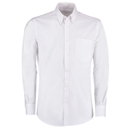 Chemise Oxford de travail à manches longues slim personnalisé