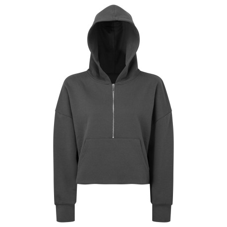 Sweat à capuche 1/2 zip pour femme TriDri® personnalisé