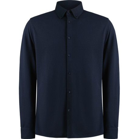 Chemise en piqué à manches longues Superwash® 60° (coupe ajustée) personnalisé