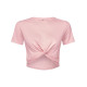 Crop-top torsadé femme TriDri® personnalisé
