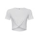 Crop-top torsadé femme TriDri® personnalisé