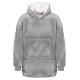 Le sweat à capuche Ribbon pour enfants de style sherpa, confortable, réversible et oversize personnalisé