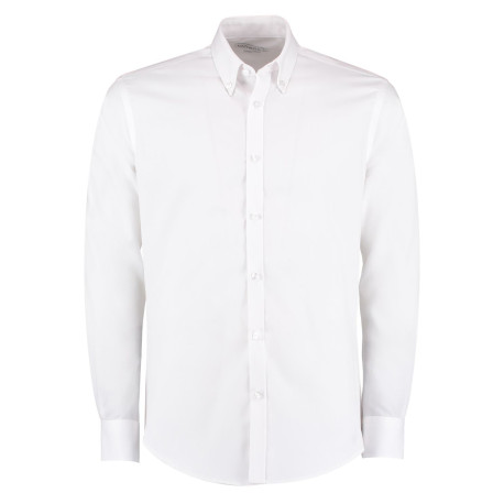 Chemise Sergé Oxford Coupe Slim à Manches Longues Sans Repassage personnalisé