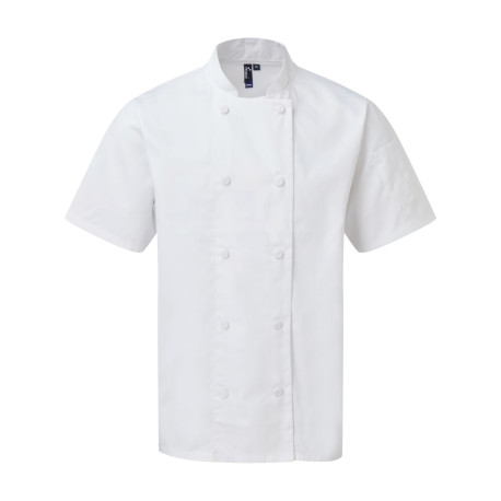 Veste de cuisinier à manches courtes Coolchecker® personnalisé